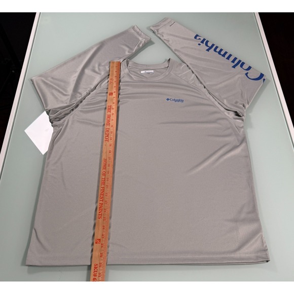 Columbia PFG Performance Shirt Men's XL Gray Omni-Wick Fishing Outdoor - Picture 8 of 12